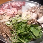 Tsukumo - 比内地鶏とセリ舞茸鍋‥