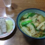 東京そば 幸福 - きつねうどん定食