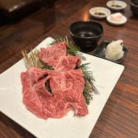 李休 千日前 - 極上ミスジおろしぽん酢