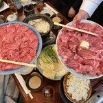 ひょうたん - しゃぶしゃぶ肉とすき焼き肉