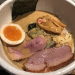 鴨出汁中華蕎麦 麺屋yoshiki - クリーミーカレーつけ蕎麦+リゾット