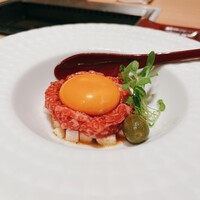 個室焼肉 銀座きたお - 黒毛和牛ユッケ