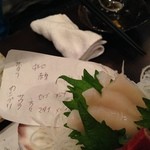 クロフネ - 刺盛りの内容メモ