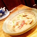 味酒 かむなび - 蝦蛄とあさりのペペロンチーノ