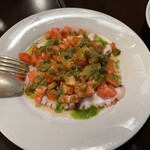 トラットリア ヴォーノ - 北海タコのカルパッチョ　ハラペーニョとジェノバソース