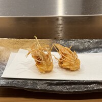 天ぷら鉄板料理 天旬 - 海老のお頭