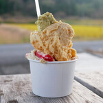 マルガージェラート - ☆マスカルポーネとオレンジバニラ＆柿☆