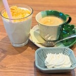 喫茶のすみれ - 飲むチーズケーキ&ウインナーコーヒー