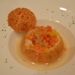 ステーキ＆シーフード ボストン - 広島牡蠣入りチャウダー　ボストンスタイル