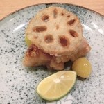 春草 - 13.12月　阿波地鶏と加賀蓮根