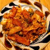 渋谷 てやん亭" - 絶品のナポリタン。これで一人分です。独特のオリジナルの麺がめっちゃクセになります。また食べたい。