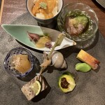 Sake To Sakananobu - 前菜盛合せ1,500円