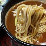 そば処　柳川家 - 麺アップ