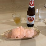 スープカレー syukur  - 「バーバーバー」と「えびせん」｡コレが、んー400円｡まぁ、ね｡