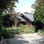 初秋のログハウス