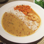 ディラーニさんのスリランカカレー - エビカレーとにんじんカレー