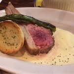 SABOU 虎ノ門店 - 仔羊のロースト ゴルゴンゾーラソース