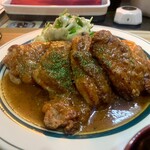 キッチン あずま - チキンソテーガーリックソース♡