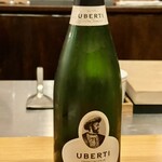 f - 最初はフランチャコルタ　UBERTIは初めていただきました