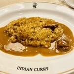 インデアンカレー - お肉はビーフ