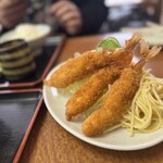 一富士食堂 - エビフライ 900円