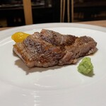 ゆと森倶楽部 - 黒毛和牛のステーキ