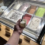 ゆと森倶楽部 - 風呂上がりのジェラートはラウンジで