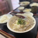 一富士食堂 - 肉吸い定食 1050円