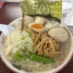 中華そば太平楽 - 朝ラーメン➕全部のせ