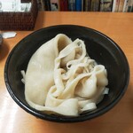 関西風手打うどん いらっしゃい - 相変わらずの超乱切り