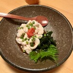 蕎麦・天ぷら 権八 - ５：白子ポン酢