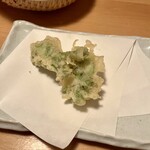 蕎麦・天ぷら 権八 - ４：タラの芽天ぷら