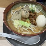 Ra-Men Senka Takesue Shokudou - 2月平日夜限定麺✨牡蠣の味噌✨味玉トピ✨
