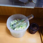 加賀 - 取り放題の葱。