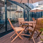 Cafe terrace kikinomori - 愛犬と一緒に食事が出来るテラス席