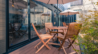 Cafe terrace kikinomori - 愛犬と一緒に食事が出来るテラス席