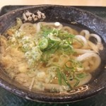 はなまるうどん - うどん（小）。お店で揚げた天カス美味いです。