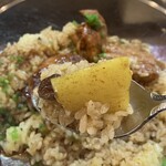 カレーの店 ガン爺 - 混ぜカレー、ジャガイモ