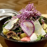 洋食 おがた - 山田ファーム提供の色とりどりの冬野菜たち