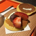 日本焼肉はせ川 別亭 - 自家製いちごどら焼き