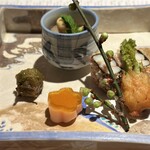 日本焼肉はせ川 別亭 - 八寸にも季節感が