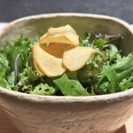 日本焼肉はせ川 別亭 - 慈姑広島福山早採り野菜のサラダ