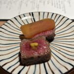 日本焼肉はせ川 別亭 - 松坂牛サーロイン唐墨