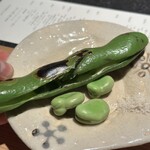 日本焼肉はせ川 別亭 - 焼き蚕豆