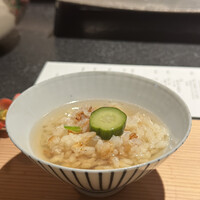 日本焼肉はせ川 別亭 銀座店 - お茶漬けにしました