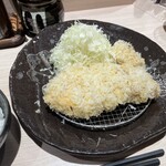 とんかつ憲進 - 常陸の輝き ロースかつ定食(約180g)、単品ヒレかつ(約35g)