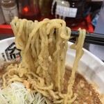 あご出汁中華そば 六味亭 - 味玉担々麺　　950円(税込)  ちぢれ麺