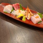 旬肴 茂 - 料理写真:お造り五種盛り