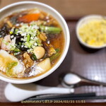 上海料理佳樹園 - 五目麺＋半炒飯