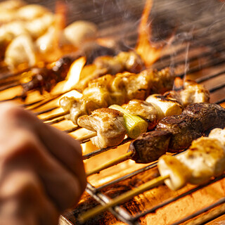 焼き鳥は本気の職人技！